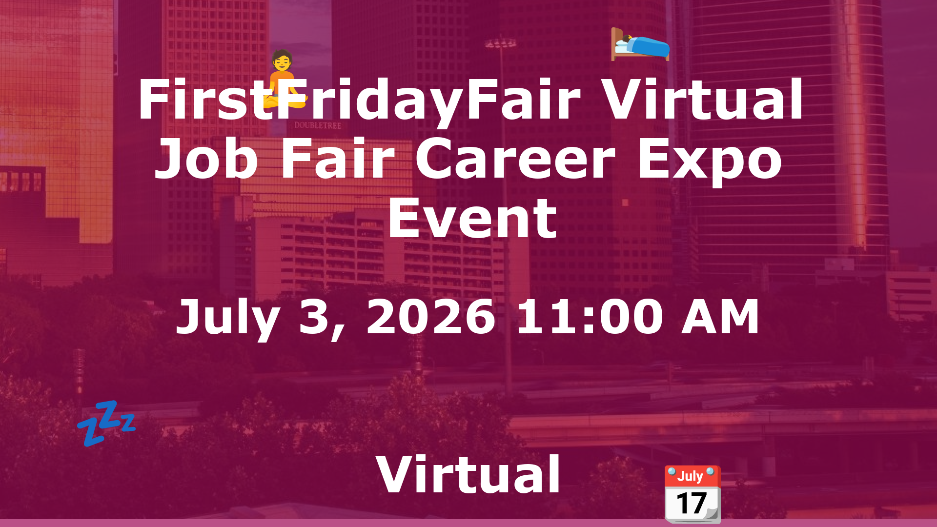 FirstFridayFair Virtual Job Fair Career Expo Event event image